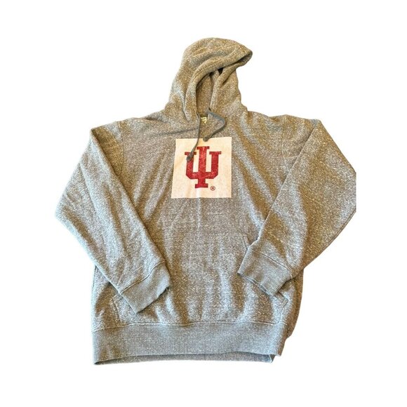 Champion IU Hoodie Medium Gray Cotton Blend Kangaroo Pocket - Picture 1 of 5